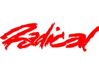  Radical Word Decal Proportional