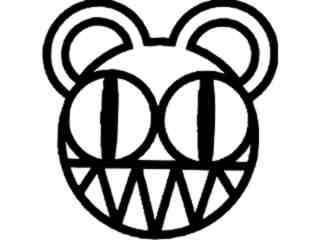  Radiohead Decal Proportional