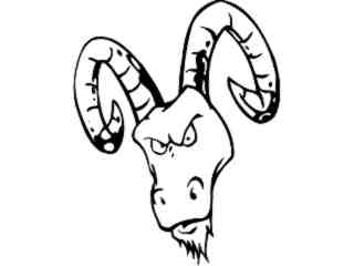  Ram Head 3_ M B 1 Decal Proportional