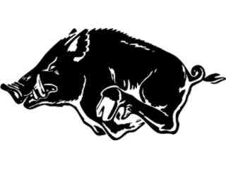  Razerbacks Arkansas_ S P T Decal Proportional