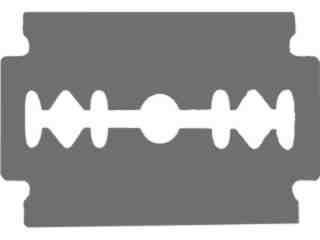  Razor Blade Decal Proportional