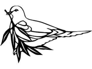  Religion_ Dove Of Peace_ 1 8 4_ V A 1 Decal Proportional