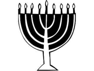  Religion_ Menorah_ 1 8 4_ V A 1 Decal Proportional