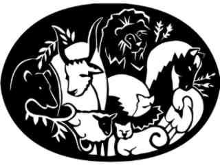  Religion_ Peaceful Kingdom_ 1 8 4_ V A 1 Decal Proportional