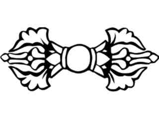  Religion_ Tibetan Dorje_ 1 8 4_ V A 1 Decal Proportional