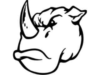  Rhino Head_ M B 1 Decal Proportional