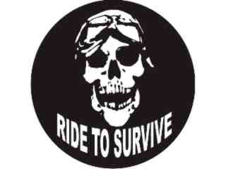  Ride To Survive Decal Proportional