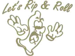  Rip Roll Condom Decal Proportional