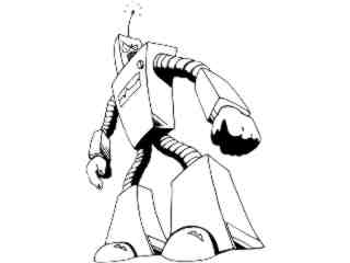  Robot Tall_ M B 1 Decal Proportional
