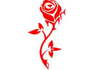  Rose Tribal 2 Decal Proportional