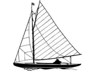  Sailboats_ Brown Boat 2_ 1 8 7_ D T L_ V A 1 Decal Proportional