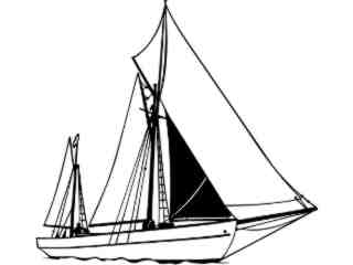  Sailboats_ Cruising Ketch_ 1 8 7_ D T L_ V A 1 Decal Proportional