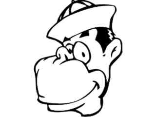  Sailor Monkey_ M B 1 Decal Proportional