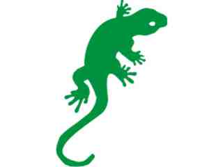  Salamander Lizard Gecko Decal Proportional
