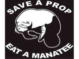  Save A Prop Eat Manatee_ I N V Decal Proportional