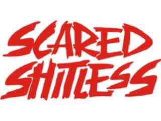  Scared Shitless Decal Proportional