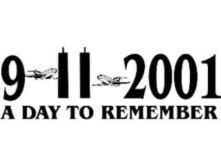  September 1 1 Remember Decal Proportional