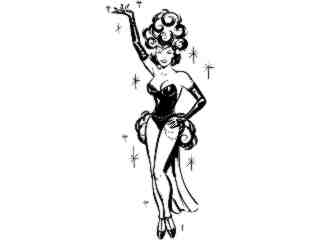  Sexy Coctail Dancer_ D T L Decal Proportional
