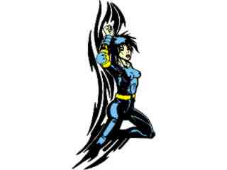  Sexy Girl Tribal_ G D 1 Decal Proportional