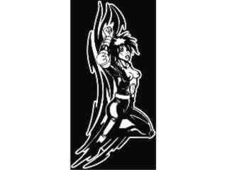  Sexy Girl Tribal_ I N V_ G D G Decal Proportional