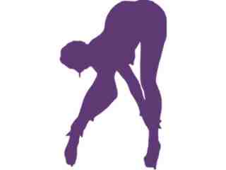  Sexy Silhouette_ 0 2 Bendover Decal Proportional