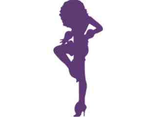  Sexy Silhouette_ 0 6 Afro Decal Proportional