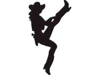  Sexy Silhouette_ 1 7 Cowgirl Up Decal Proportional