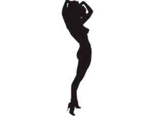  Sexy Silhouette_ 3 3 Nude Decal Proportional