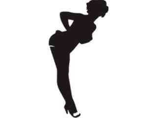  Sexy Silhouette_ 3 9 Marilyn Decal Proportional