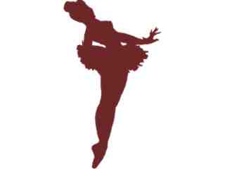  Sexy Silhouette_ 5 3 Balerina Decal Proportional