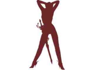  Sexy Silhouette_ 5 4 Zena Decal Proportional