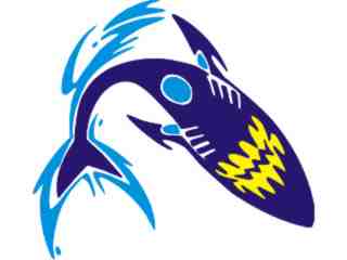  Shark Over Dive_ G D 1 Decal Proportional