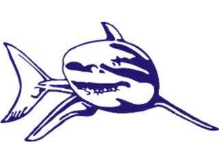  Shark Turn Decal Proportional