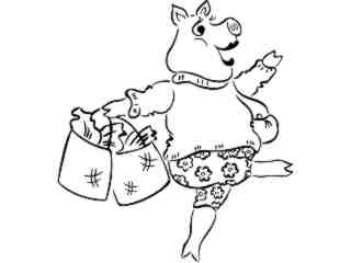  Shopping Piggy_ 0 4 5_ V A 1 Decal Proportional