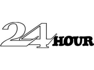  Sign Words_ 2 4 Hour_ 2 1 1_ V A 1 Decal Proportional