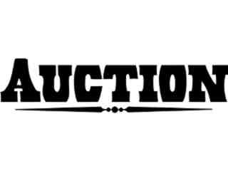  Sign Words_ Auction_ 2 1 4_ V A 1 Decal Proportional