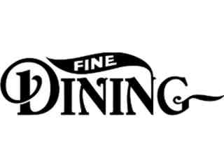  Sign Words_ Fine Dining_ 2 1 5_ V A 1 Decal Proportional