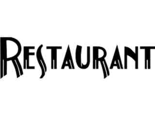  Sign Words_ Restaurant_ 2 1 4_ V A 1 Decal Proportional