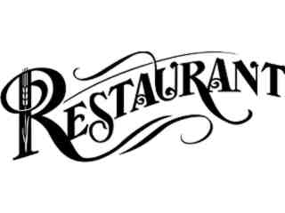  Sign Words_ Restaurant_ 2 1 5_ V A 1 Decal Proportional