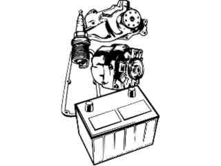  Signs Business_ Auto Parts 2_ 2 2 0_ D T L_ V A 1 Decal Proportional