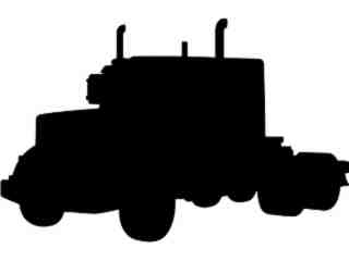  Silhouette Big Rig Decal Proportional