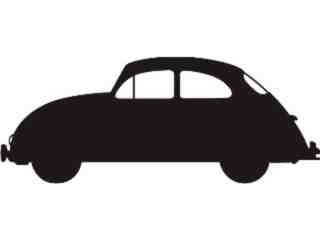  Silhouette Bug Decal Proportional