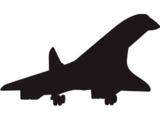  Silhouette Concorde Decal Proportional