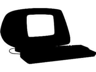  Silhouette Data Terminal Decal Proportional