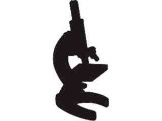  Silhouette Microscope Decal Proportional