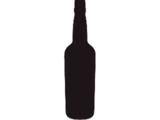  Silhouette Whiskey Decal Proportional