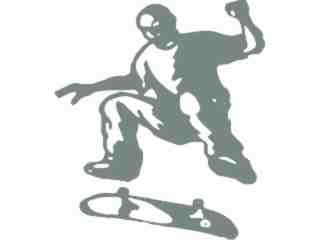  Skater Flip Decal Proportional