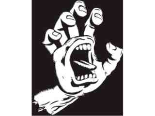  Skater Hand_ I N V Decal Proportional