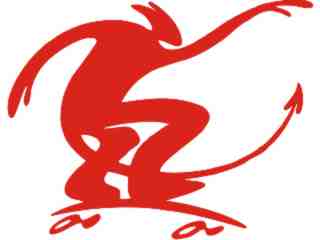  Skatin Devil Decal Proportional