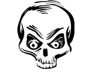  Skull 0 8 Decal Proportional